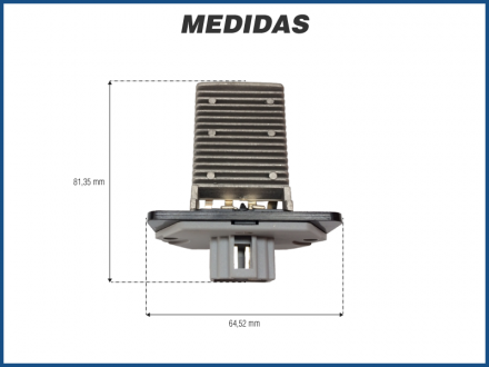 Elétricos RESISTÊNCIA CAIXA EVAPORADORA - HYUNDAI TUCSON 2.0 / 2.7 Imagem 2