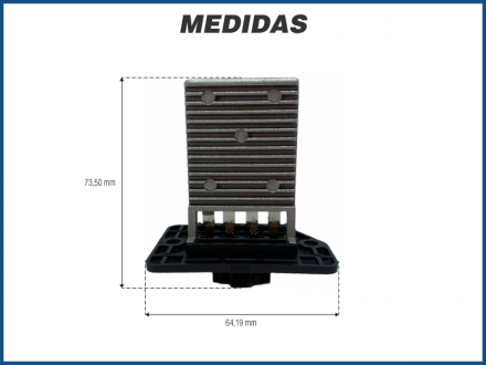 Elétricos RESISTÊNCIA DA CAIXA EVAPORADORA FORD RANGER - 2012 Imagem 3