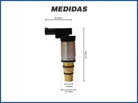 Filtros e Válvulas VÁLVULA DE CONTROLE COMPRESSOR SANDEN - BMW Imagem 3