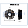 Componentes CONJUNTO DE EMBREAGEM DO COMPRESSOR SANDEN 7H15 24 VOLTS POLIA 2A 132MM Imagem Miniatura 8