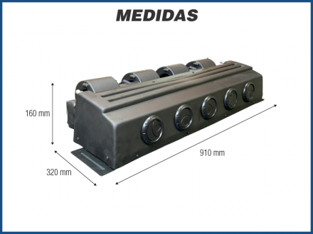 Caixas Evaporadoras CAIXA DE REFRIGERAÇÃO JET-310 12V - 32000 BTUS Imagem 4