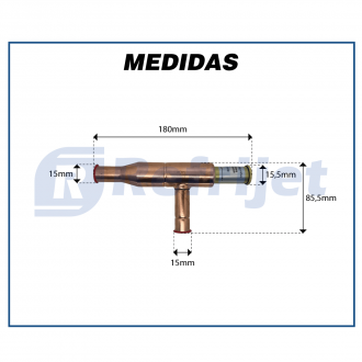 Filtros e Válvulas VÁLVULA REGULADORA DE PRESSÃO DE CÁRTER KVL 15 5/8 SOLDA - 034L0049 Imagem 5