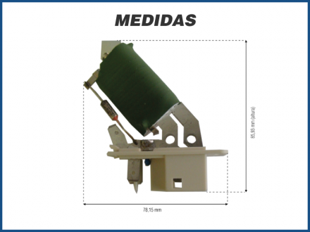 Elétricos RESISTÊNCIA CAIXA EVAPORADORA - CHEVROLET VECTRA / ASTRA Imagem 1