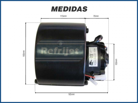 Motores MOTOR 1 TURBINA 24V IMOBRAS COM CARACOL Imagem 3