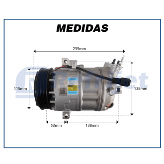 Compressores COMPRESSOR DELPHI - NISSAN SENTRA - 2010>2015 Imagem 7